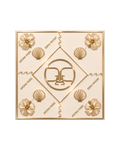 Carré de soie REVA Beige et or