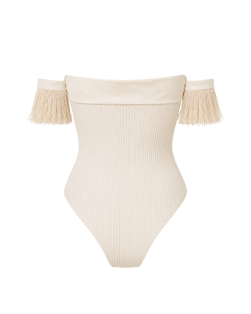 Body bustier POE ligne ivoire, vue de dos, collection HIVA Arona Paris