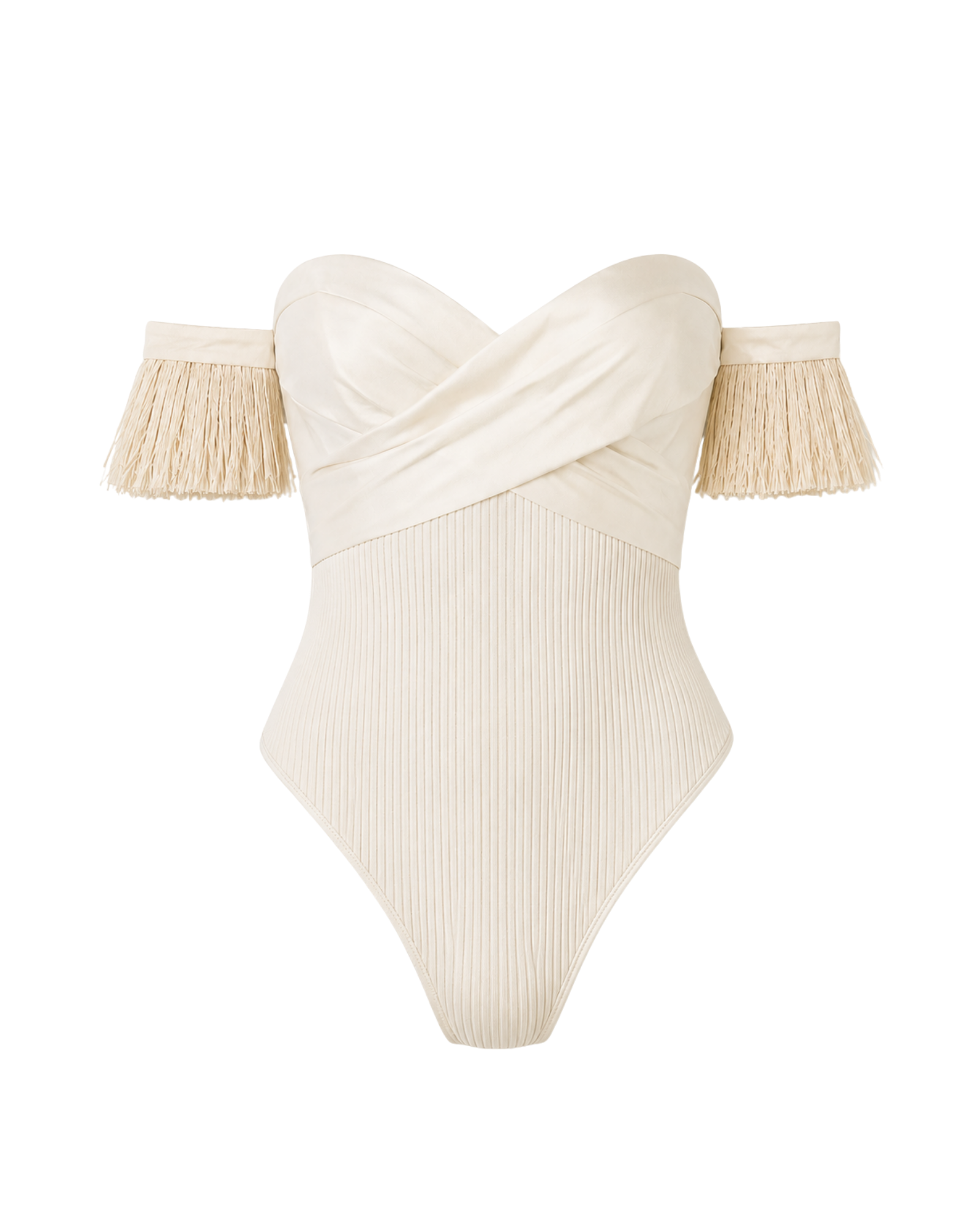 Body bustier POE ligne ivoire, vue de face, collection HIVA Arona Paris