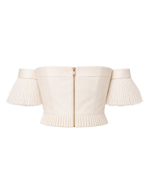 Bustier MARAMA ligne ivoire, vue de dos, collection HIVA Arona Paris