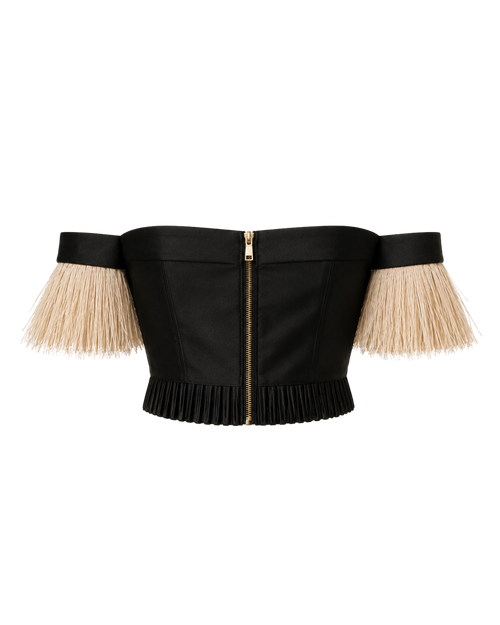 Bustier MARAMA ligne noire, vue de dos, collection HIVA Arona Paris