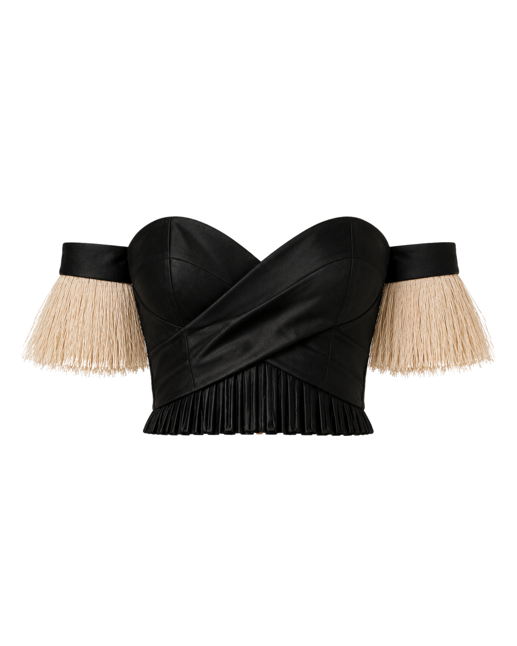 Bustier MARAMA ligne noire, vue de face, collection HIVA Arona Paris