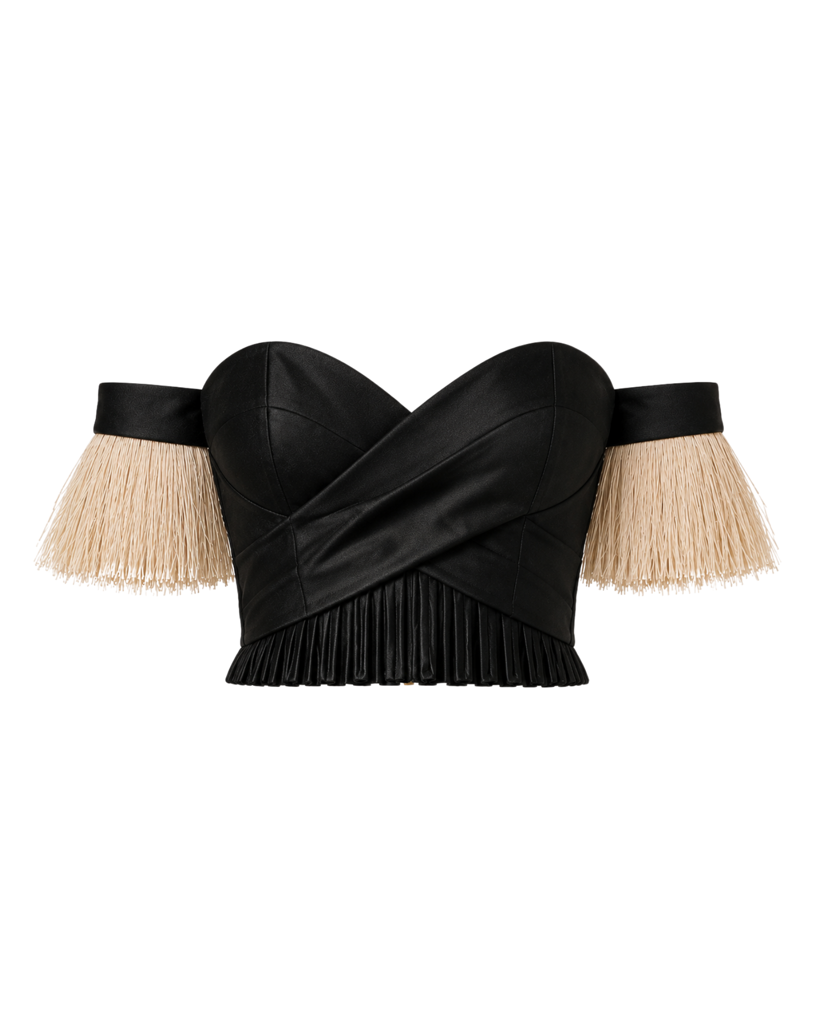 Bustier MARAMA ligne noire, vue de face, collection HIVA Arona Paris