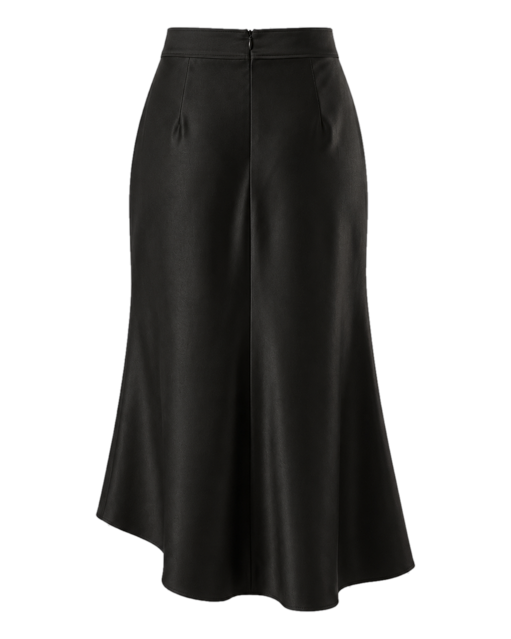 Jupe midi HEIANA Noire, vue de dos