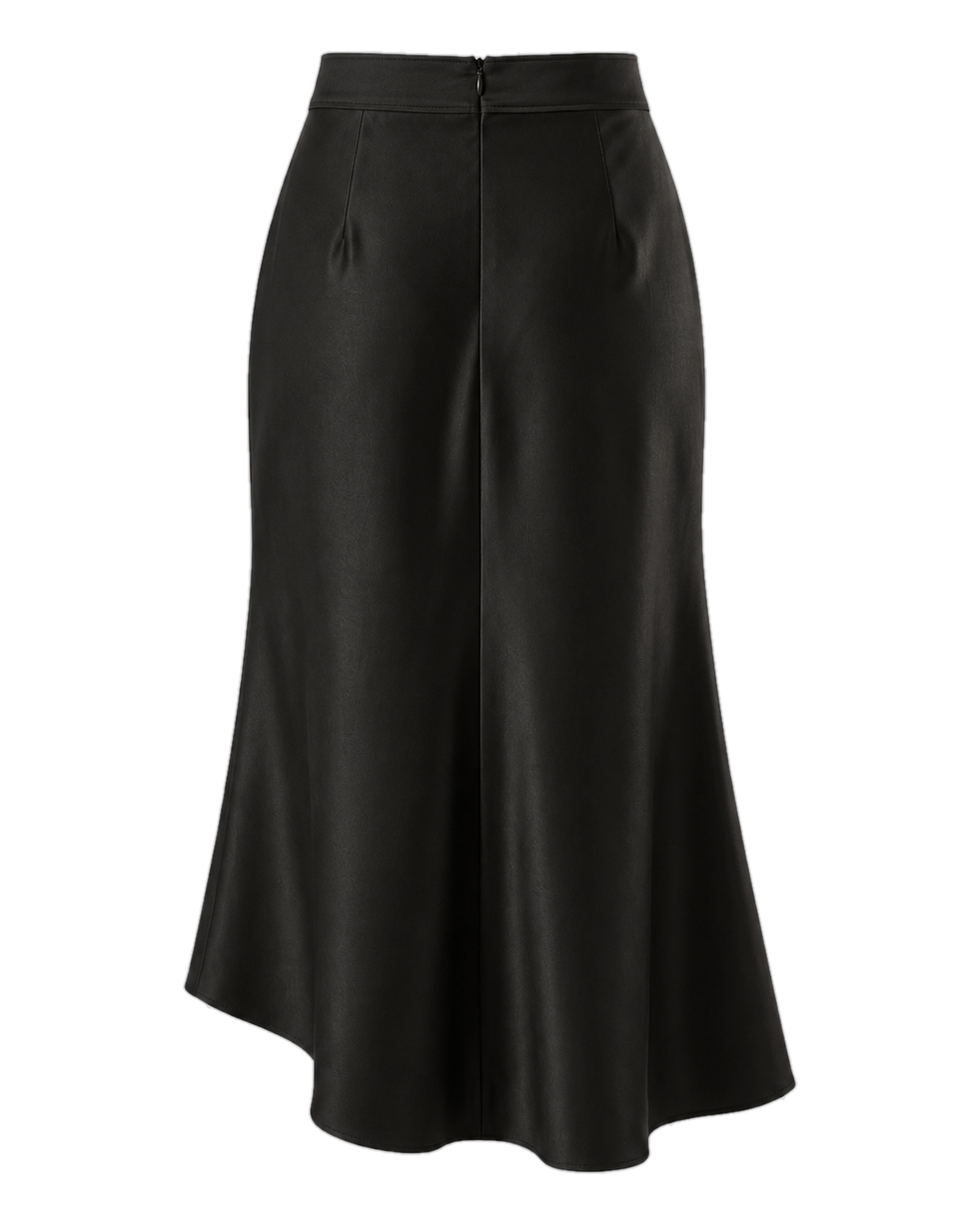 Jupe midi HEIANA Noire, vue de dos