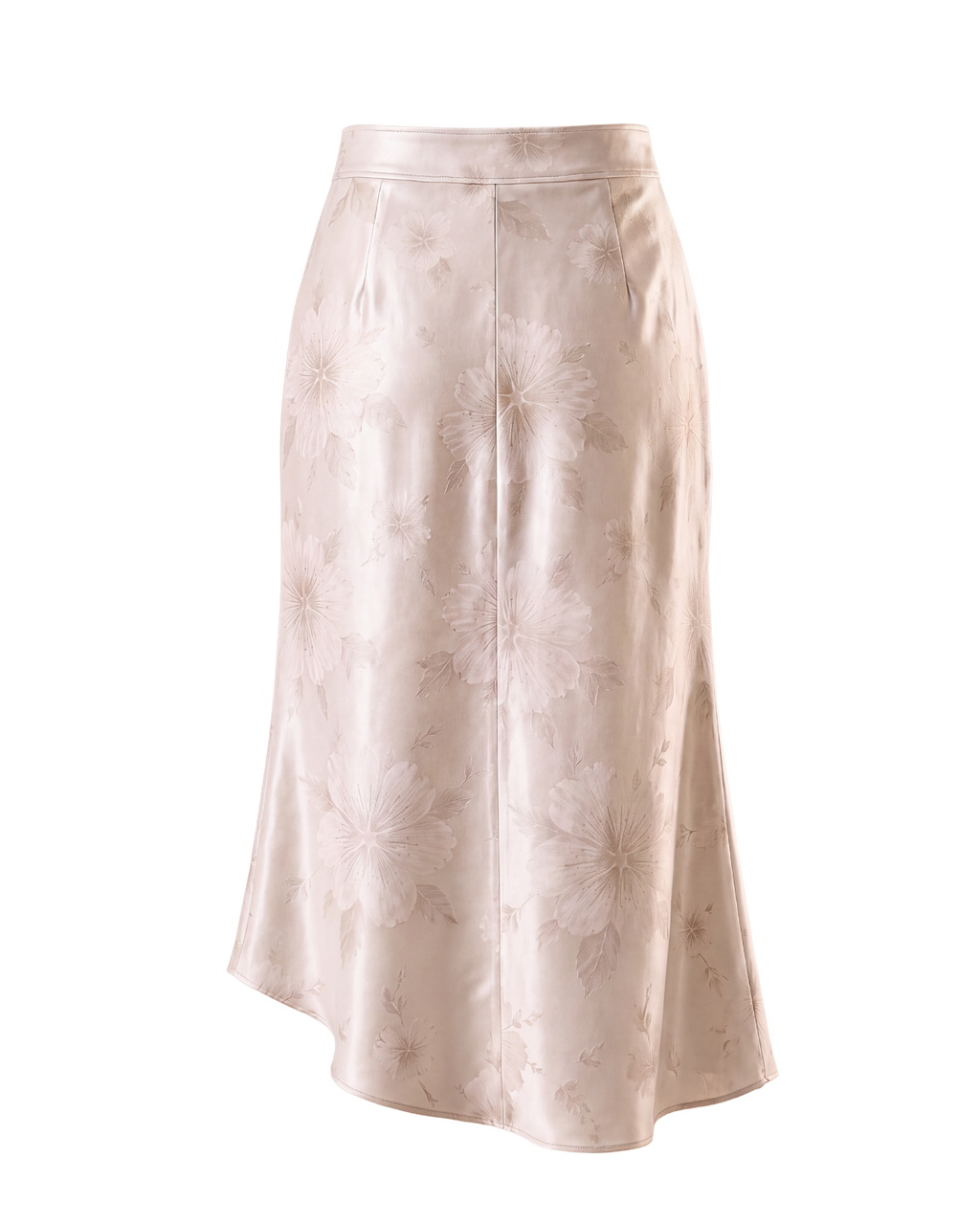 Jupe midi HEIANA Ivoire