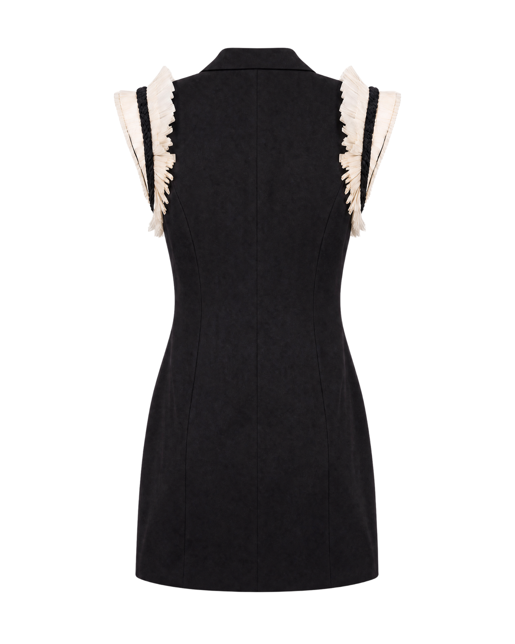 Robe blazer MOEA ligne noire, vue de dos, collection HIVA Arona Paris
