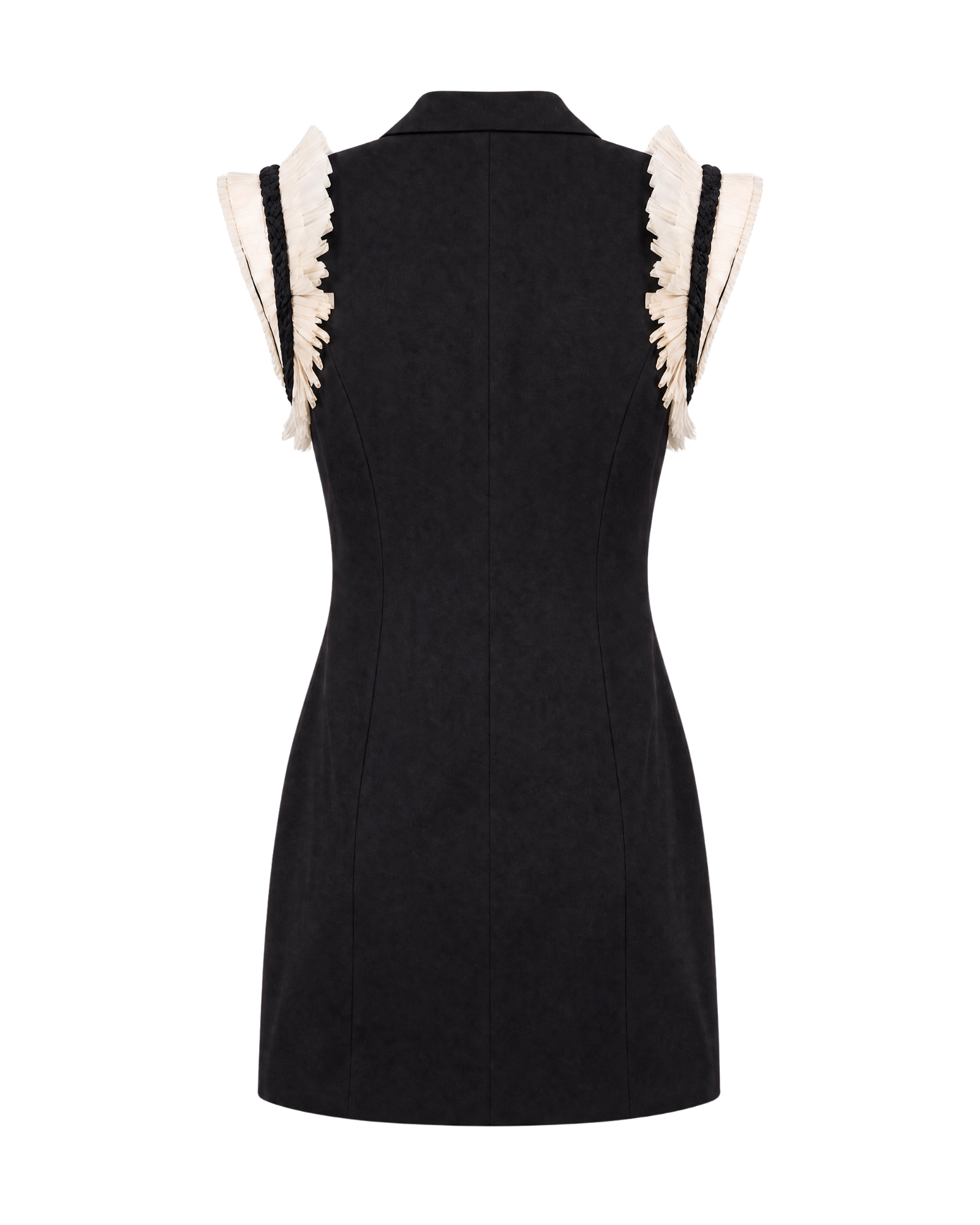 Robe blazer MOEA ligne noire, vue de dos, collection HIVA Arona Paris
