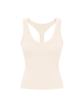 Top HEIANA ligne ivoire, vue de face, collection HIVA Arona Paris